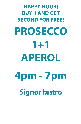 1 1 Prosecco Sticker by signorbistro