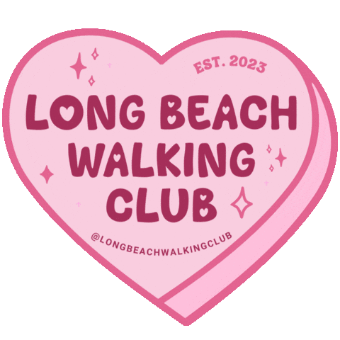 Long Beach Sticker by Long Beach Walking Club