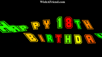 Happy Birthday Greetings GIF by wishafriend
