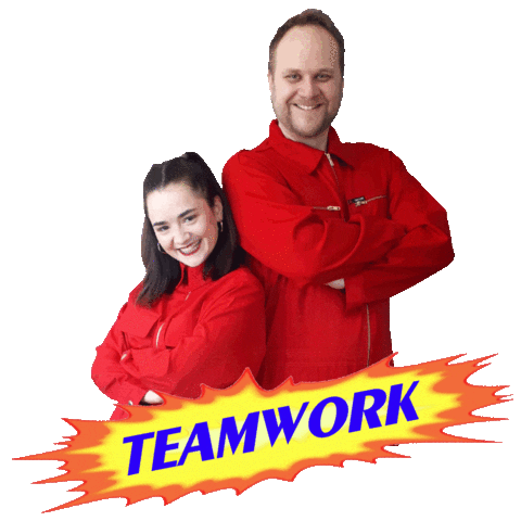 Team Teamwork Sticker by Gniechel