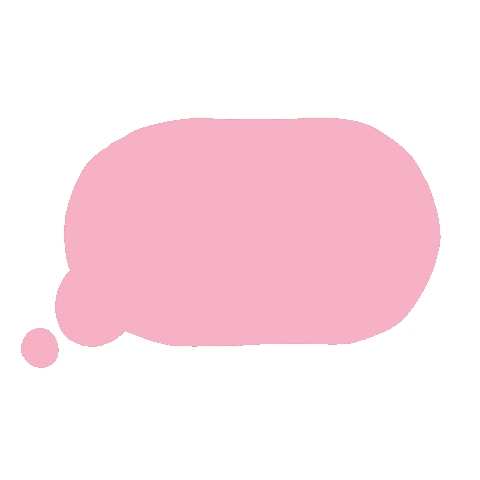 Pink Text Sticker