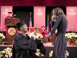 Will You Marry Me Graduation GIF by Storyful