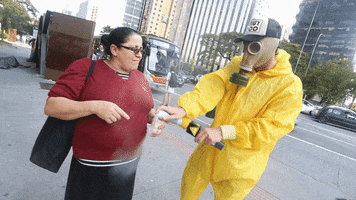 Old Lady Corona GIF