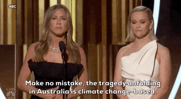 news climate change jennifer aniston australia fires GIF