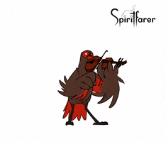 thunderlotusgames video games owl violin spiritfarer GIF