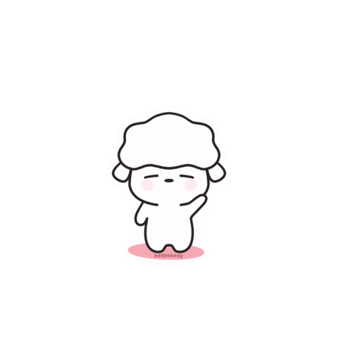Dog Hello Sticker