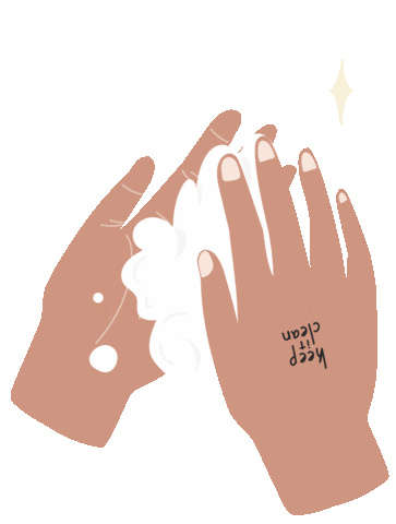 Wash Hands Sticker by Iris Tattoo