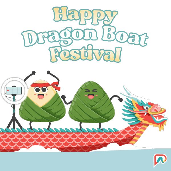 Dragon Boat Dancing Sticker by Passionationco