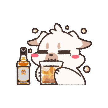 Beer Sticker by wolfyadof