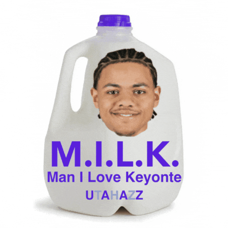 Utah Jazz Milk GIF