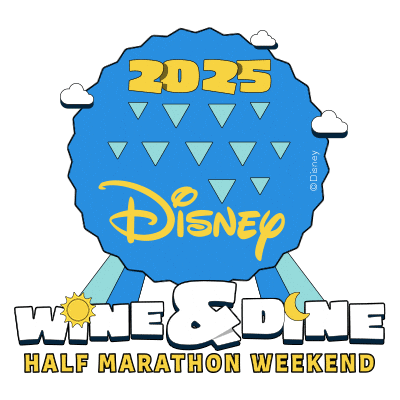 Rundisney Wine And Dine Sticker by Disney Sports