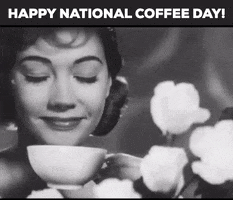 National Coffee Day GIF by GIFiday
