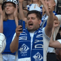 Happy Football GIF by FC Dynamo Moscow