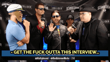 get out schmoedown GIF by Collider