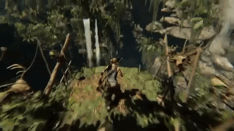 gif Lara Crfot no jogo Tomb Raider