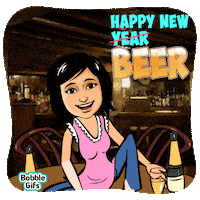New Year Party GIF by Bobble