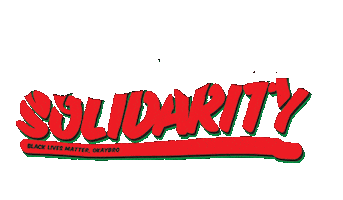 Blm Solidarity Sticker by Okaybro