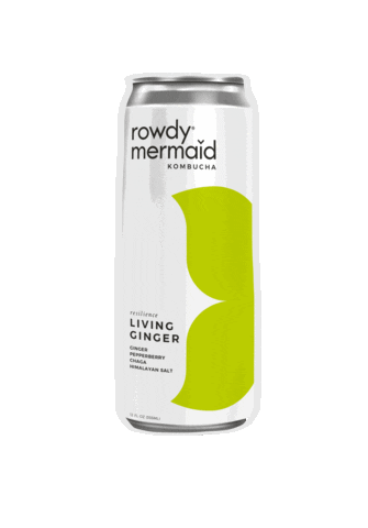 Rowdy Mermaid Kombucha Sticker