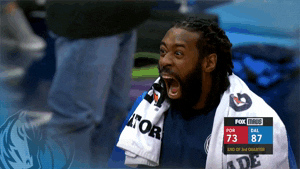 Screaming Pumped Up GIF by NBA