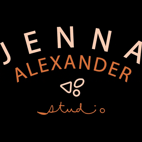jennaalexanderstudio logo artist sta jenna GIF
