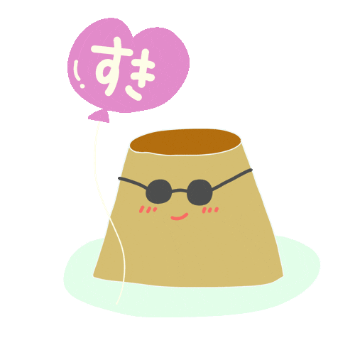 Pudding ぷりん Sticker