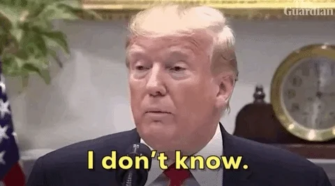 donald trump i dont know GIF