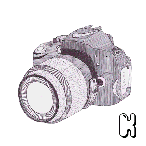 Camera Photographer Sticker by Karenina_romez