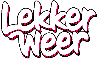 Lekker Weer Band Sticker