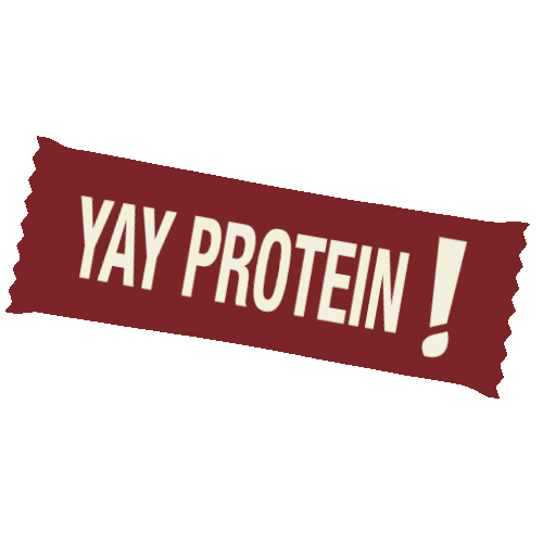 Happy Protein Bar Sticker by thinkThin