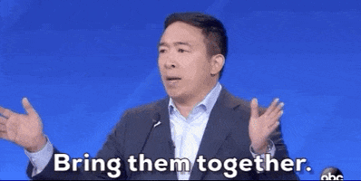 Bring Them Together Democratic Debate GIF by GIPHY News