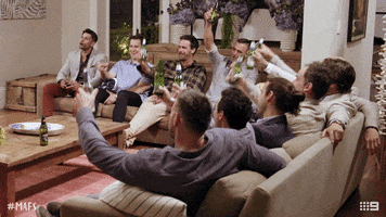 channel 9 cheers GIF by Married At First Sight Australia