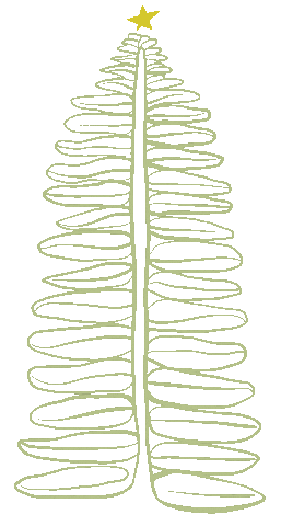 Christmas Tree Sticker by MANAOLA Hawaii