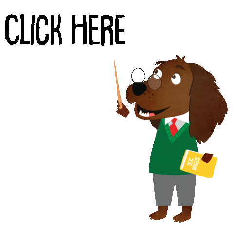 Dog Click Sticker by Denzel's