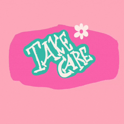 Take Care Pink GIF