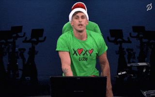 Santa Hat Dancing GIF by Peloton