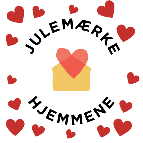 julemaerket hjemmet Sticker
