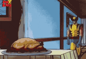 Thanksgiving Wolverine GIF