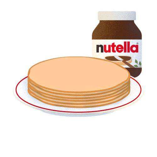 National Pancake Day Breakfast Sticker by Nutella France for iOS
