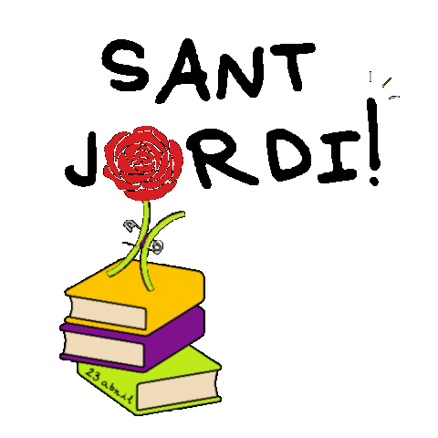 Sant Jordi Sticker by xpassarlestona