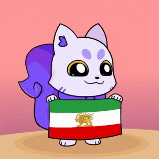 Flag Iran GIF by Lucky Kat Studios