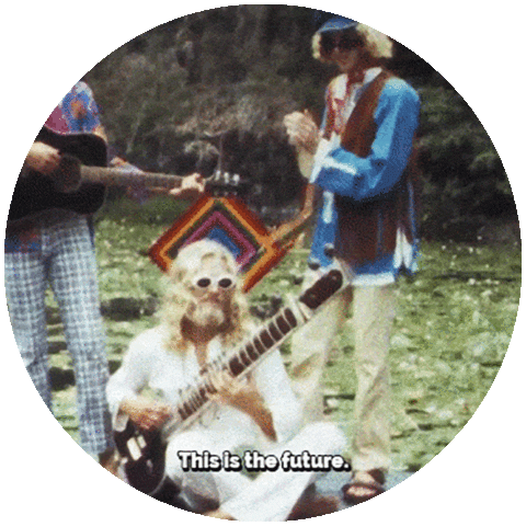 Hippy Festival Sticker