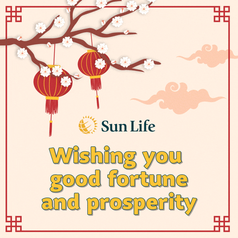 Chinese New Year Prosperity GIF by Sun Life Malaysia
