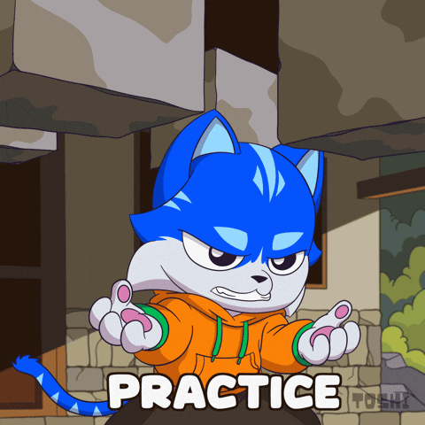 Cat Floating GIF by Toshithecat