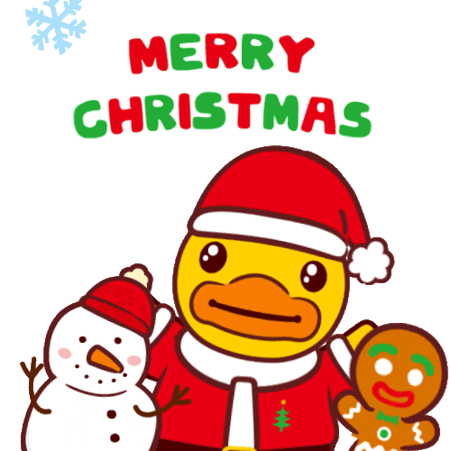 New Year Christmas Sticker by B.Duck