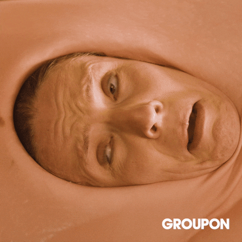 Scared Massage GIF by Groupon
