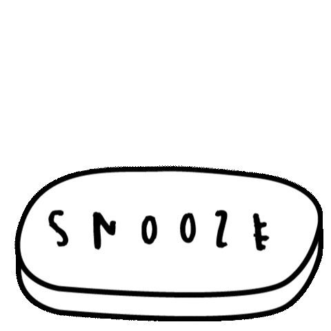 Sleep Alarm Sticker by CreativeMornings Turin