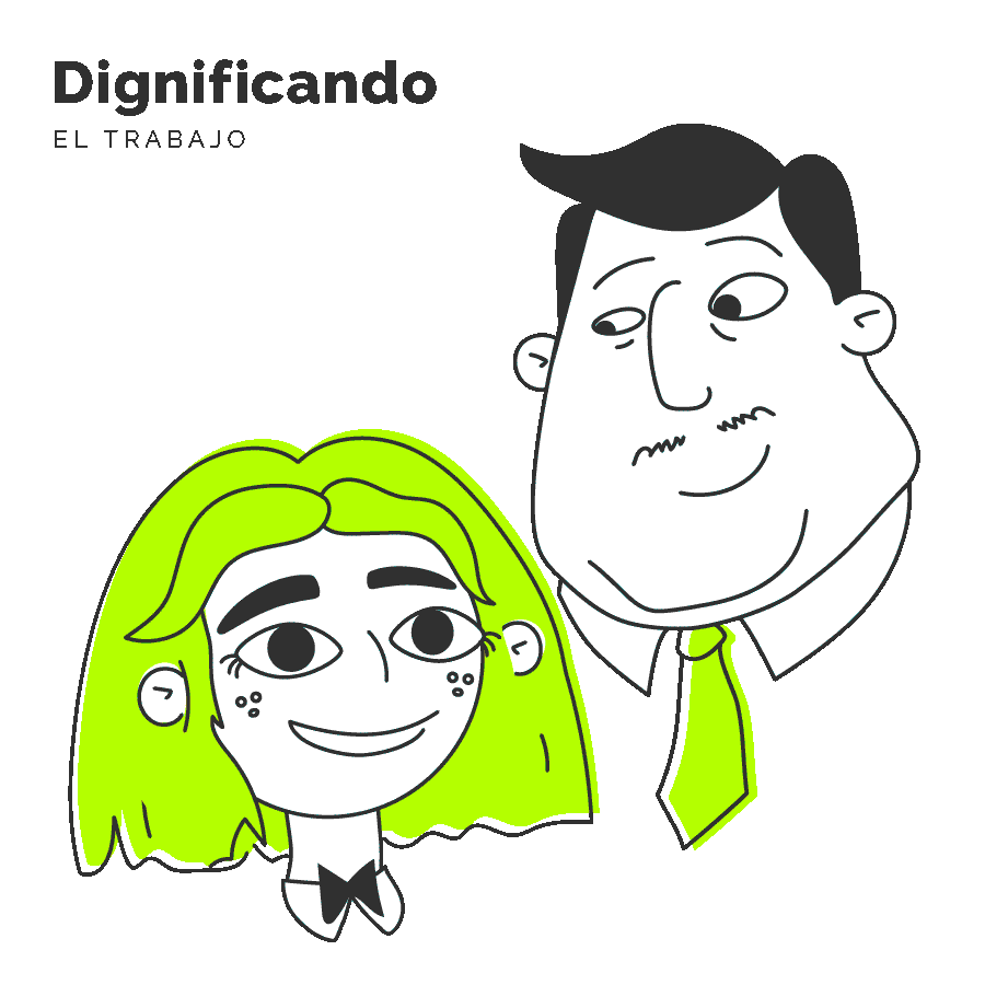 Dignificando el Trabajo Sticker