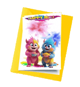 Festival Of Colors Happy Holi Sticker