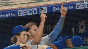 Pete Alonso Point GIF by New York Mets