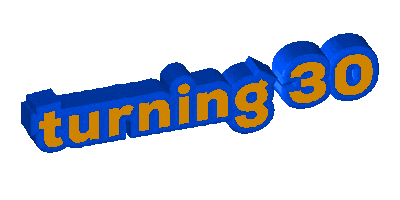 Turning 30 Sticker